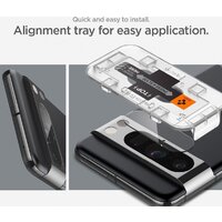 Spigen Optik TR EZ Fit camera protector для Google Pixel 8 Pro AGL07394 (2шт) Image #11