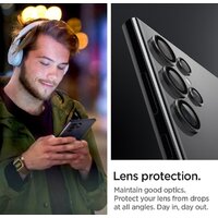 Spigen Optik TR EZ Fit camera protector для Galaxy S24 Ultra AGL07425 (2шт) Image #6