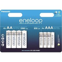 Panasonic Eneloop AAA+AA BK-3MCDE+BK-4MCDE/8CP (8шт) Image #1