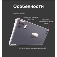 Royal Kludge RK-H81 RGB White Night (RK Cyan) Image #9