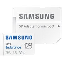 Samsung PRO Endurance+ microSDXC 128GB (с адаптером)