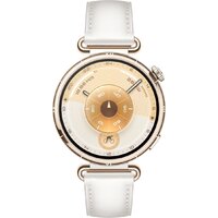 Huawei Watch GT 6 41 мм (золотистый, с белым кожаным ремешком, международная версия) Image #2