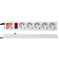 Power Cube 5 розеток, серый, 5 м (SPG-B-15) Image #2