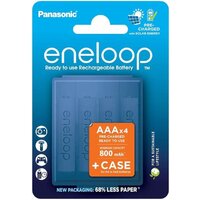 Panasonic Eneloop AAA BK-4MCDE/4CP+case (4 шт)