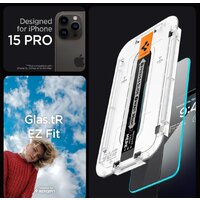 Spigen Glass TR EZ Fit для iPhone 15 Pro AGL06898 Image #9