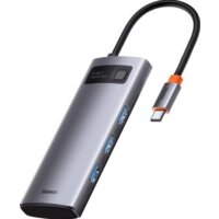 Baseus Metal Gleam Series Multifunctional HUB Type-C Hub Docking Station CAHUB-CX0G