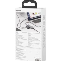 Baseus Metal Gleam Series 8-in-1 Multifunctional Type-C HUB Docking Station CAHUB-CV0G Image #21