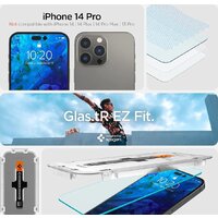 Spigen Glass TR EZ Fit для iPhone 14 Pro AGL05214 (2шт) Image #11