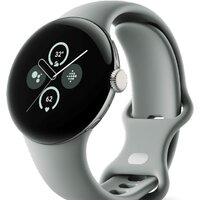 Google Pixel Watch 2 LTE (золотистый шампань/лесной орех, спортивный силиконовый ремешок)