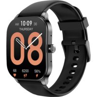 Amazfit Pop 3S (черный, с силиконовым ремешком)
