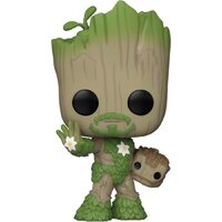 Funko POP! Bobble Marvel We Are Groot Groot as Iron Man (1393) 79516