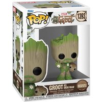 Funko POP! Bobble Marvel We Are Groot Groot as Iron Man (1393) 79516 Image #2