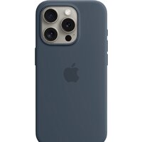 Apple MagSafe Silicone Case для iPhone 15 Pro (синий шторм)