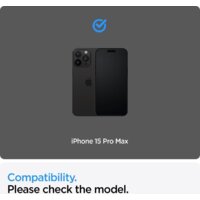 Spigen ALM Glas FC для iPhone 15 Pro Max AGL06875 (2шт) Image #6