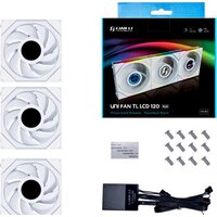 Lian Li Uni Fan TL LCD 120 Triple Pack G99.12TLLCD3W.R0 Image #1