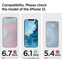 Spigen Glass TR EZ Fit для iPhone 12/iPhone 12 Pro AGL01801 (2шт) Image #5
