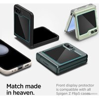 Spigen Glass TR EZ Fit для Galaxy Z Flip 5 AGL06525 (2шт) Image #14