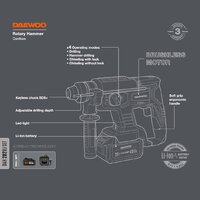 Daewoo Power DAH 2821 Li Set (с 1-им АКБ, кейс) Image #3