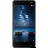 Nokia 8 Single SIM (матовый стальной)