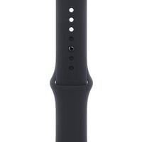 Apple Watch Series 9 45 мм (алюминиевый корпус, полуночный/полуночный, спортивный силиконовый ремешок M/L) Image #3