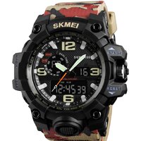 Skmei 1155 (красные камуфляж)