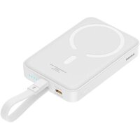 Baseus Magnetic Mini Wireless Fast Charge 20W 10000mAh (белый)