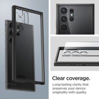Spigen Ultra Hybrid для Galaxy S23 Ultra ACS05618 (прозрачный/черный) Image #13